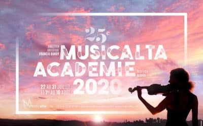L’académie Musicalta 2020 est ouverte !